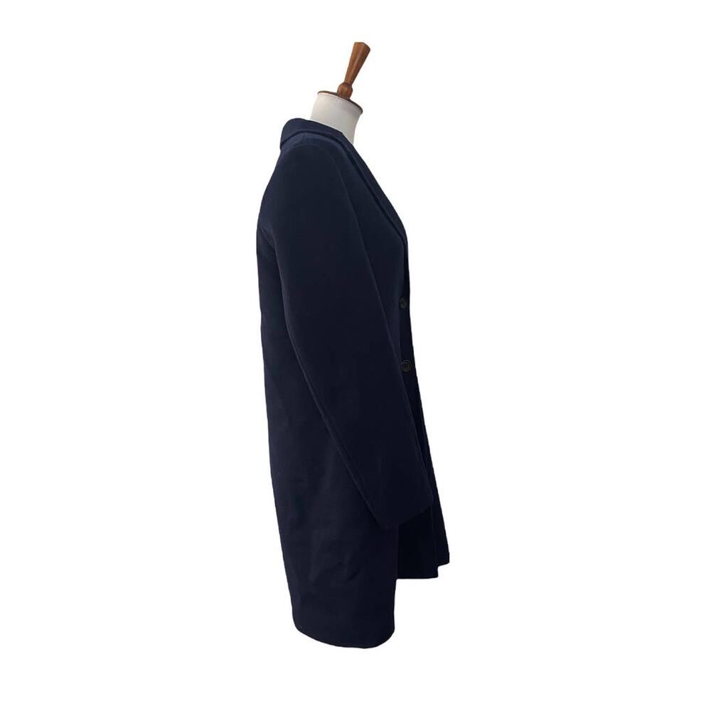 Lauren Ralph Lauren Womens Wool Blend Reefer Coat Blue M Medium - Picture 3 of 10
